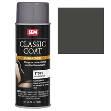 SEM Classic Coat Paint Leather Vinyl Medium Dark Graphite Aerosol 12 oz Ea 17073