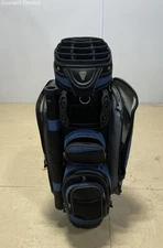 Affinity 13-Way Divider Golf Cart Bag (Blue/Black) W/ Raincover