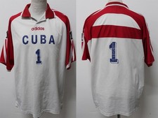 maglia shirt pallavolo CUBA Adidas volley vintage sport worn ? Rara