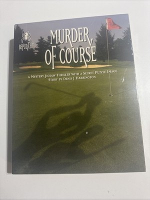 MURDER OF COURSE Bepuzzled Mystery Jigsaw Thriller Secret Puzzle 1000 pc 1994