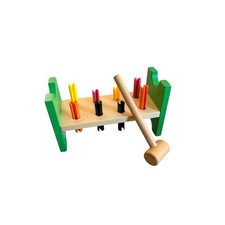 IKEA MULA Toddler Toy Hammer Peg Block