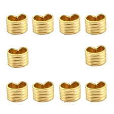 Zeberoxyz 10pcs Copper Buckle,Wire Cable Connector, Wire Cable Terminal Lightwei
