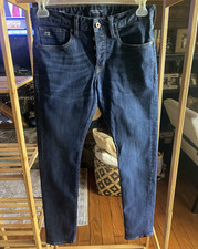 Scotch & Soda Men s Dark Wash Blue Denim Jean...