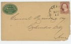 Mr Fancy Cancel SC 26 CAMEO AD GREEN & STONE BANEKRS MUSCATINE IOWA COVER  — photo 1