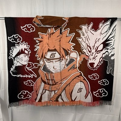 Anime Naruto Nine Tails Adult Unisex Warm Fall/Winter Mexican Style Poncho