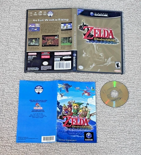 Zelda The Wind Waker (Nintendo GameCube) Complete Game CIB - Tested