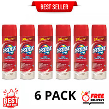 Resolve High Traffic Carpet Foam Cleaner 22 Oz Stain Remover Freshening, 6 Pack