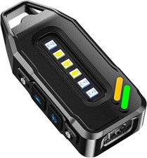 Keychain Rechargeable Torch 700 Lumens Super Bright EDC  LED Flashlight