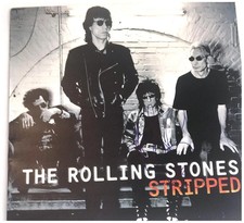 Rolling Stones Charlie Watts Signed Autographed Stripped Album Cover