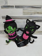 Target Hyde and Eek Felt Duo Halloween 2025 NWT Witch and Black Cat