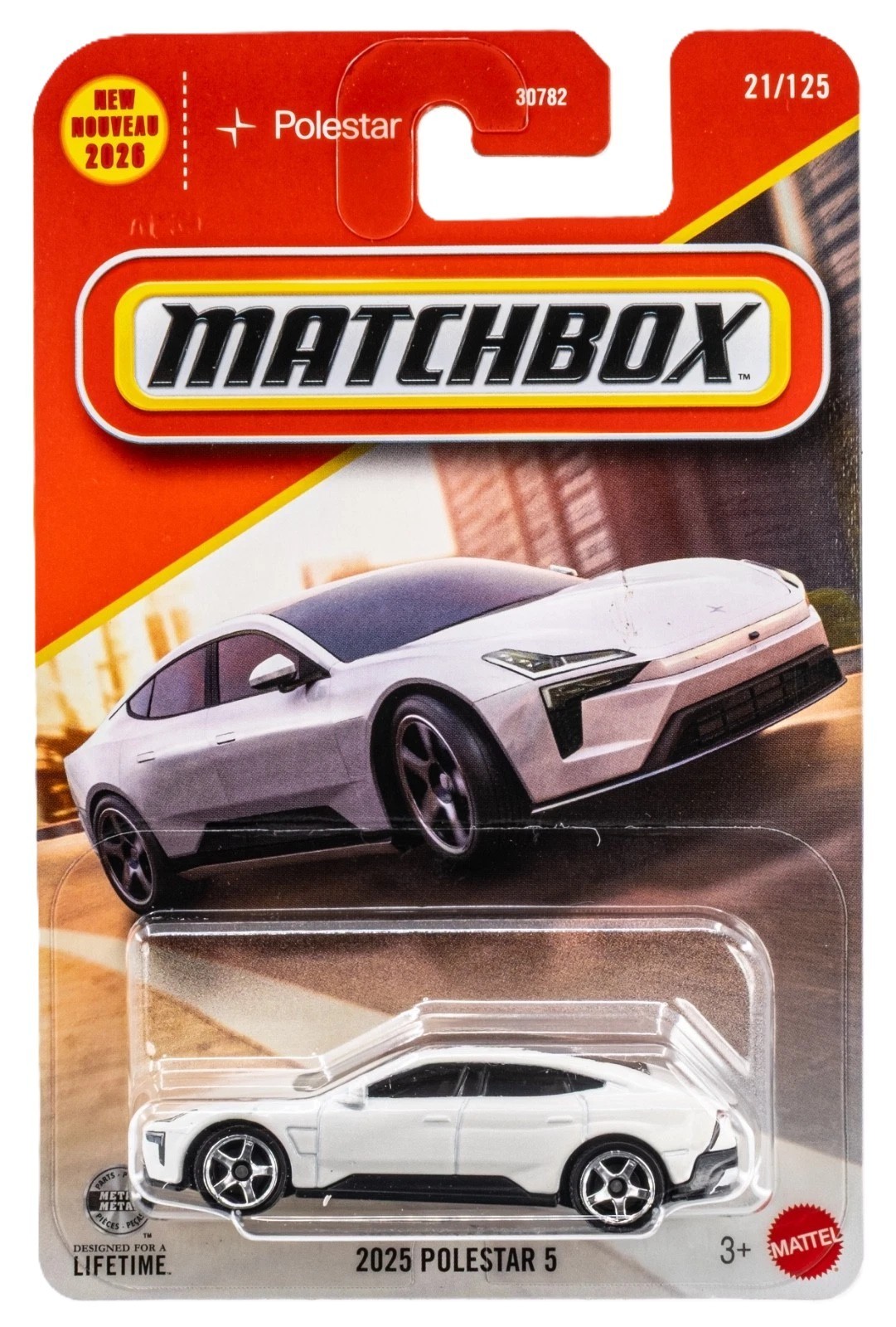 2026 Matchbox  21 2025 Polestar 5 SNOW METALLIC | FSC