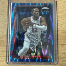 2025-26 Topps Chrome - Oshae Brissett #20 Blue RayWave Refractor /150