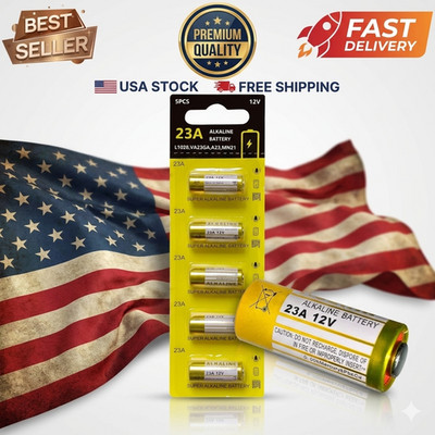 23A 12 Volt Battery 12V Alkaline Battery 5 Count,23A 12v Battery for Remote