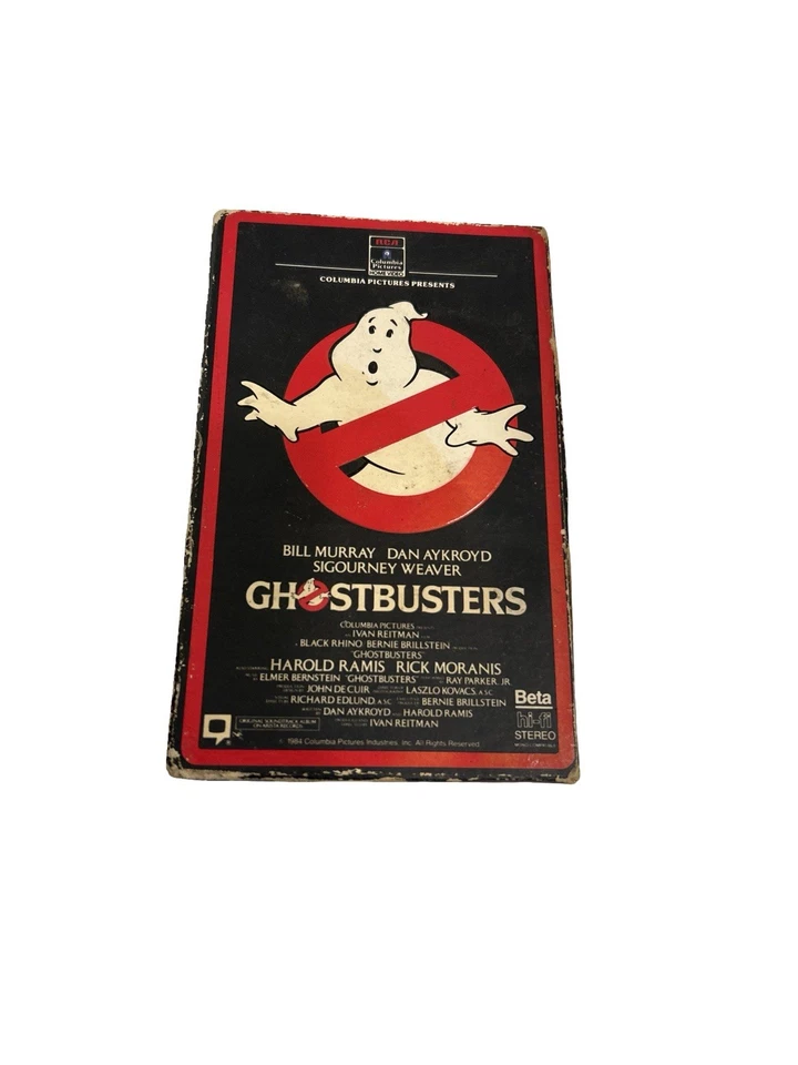 Ghostbusters (1984) VHS 📼 Tape | Vintage Side-Load Flap Slipcase | Red Border  Foto 2 de 4