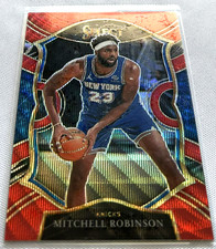2020-21 Select Basketball Mitchell Robinson New York Knicks Red Wave Prizm #9