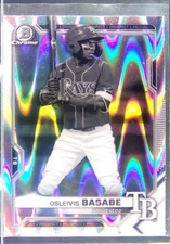 2021 Bowman Draft Osleivis Basabe Chrome Black & White RayWave Refractor #BDC-71