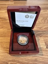 2018 Gold Proof Sovereign – The Royal Mint (Box & COA)