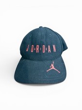 Vintage 90s Nike Air Jordan Snapback Pure Wool Hat Cap Red Black