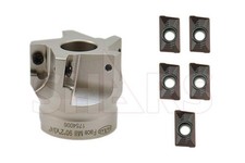 Shars 2" 90 Indexable Face Mill Cutter 5 PCS APKT 1604 Inserts New S