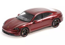 1/43 Minichamps Porsche Taycan Turbo S 2020 Red 410068474 Diecast
