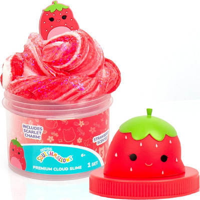 Original  Scarlet Premium Cloud Slime - Limited Release, Strawberry Scent, 8 Oz.