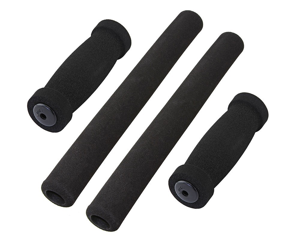 Grips 4-piece Set 7/8" Black &ndash; 127/298mm &ndash; Comfortable Soft Foam