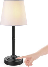 Rechargeable Battery Powered Table Lamp, Wireless LED Lamps, Cordless Touch Lamp