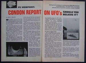 UFOs Condon Report *Should You Believe It* 1969 article