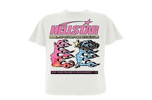 White Hellstar Pixel T-Shirt