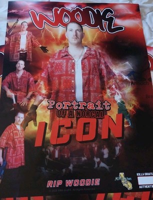 Woodie Rare Portrait Of A Norcal Icon 18x24Poster #eastcoco