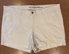 Khakis By GAP Girlfriend 5  White Shorts Women  s Size 18