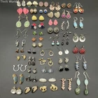 Non-Precious Metal Earrings Costume Jewelry Lot 0.4 Lbs Vintage to Modern