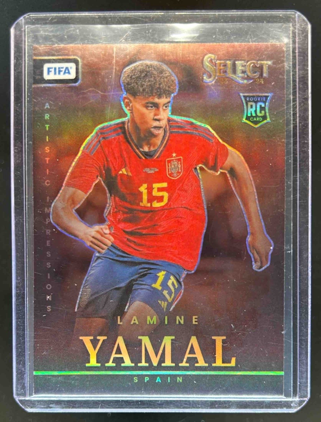 2023 Select FIFA Lamine Yamal Artistic Impressions RC Rookie #20 Spain