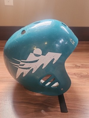 1980's PRO TEC HELMET TEAL Full Cut Skateboard Sports Old School Vintage 