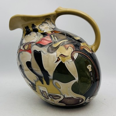 Ausgefallene MOORCROFT große Kanne - PIGALLE von Emma Bossons 2012