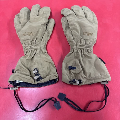 Outdoor Research Firebrand TF Gloves Mitts Large Coyote without inserts