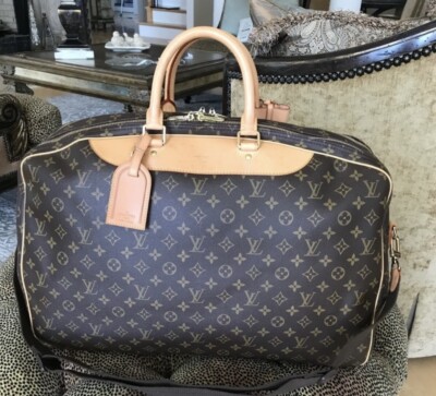Louis Vuitton Monogram Alize 2 Poches Luggage Carry On Shoulder Bag Vintage  | eBay