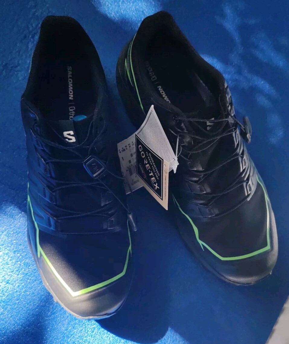 Scarpe da trail running uomo Salomon Thundercross Gore Tex nuove con etichette 10