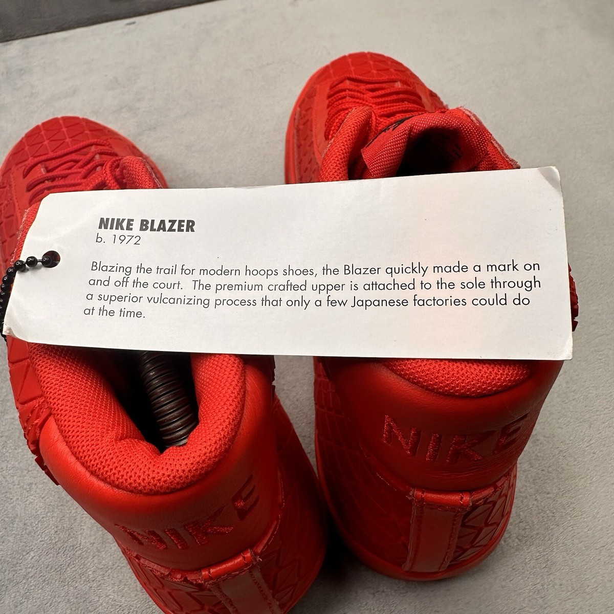 Nike SB Blazer Mid Mens Size 8 Shoes Metric Red Athletic  display picture 3