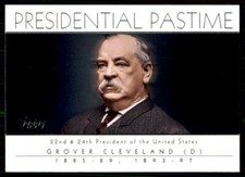 2004 Topps Presidential Pastime #PP22 Grover Cleveland United States POTUS Card