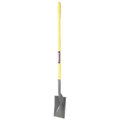 Westward 12V168 14 Ga Rear Rolled Step Garden Spade Shovel, Steel Blade, 46