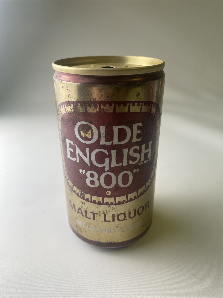 Olde English 800 Malt Liquor Empty Pull Tab Beer Can 12 oz Blitz