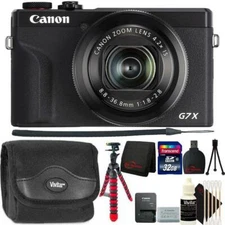 Canon PowerShot G7 X Mark III Digital Camera Black Top Accessory Bundle