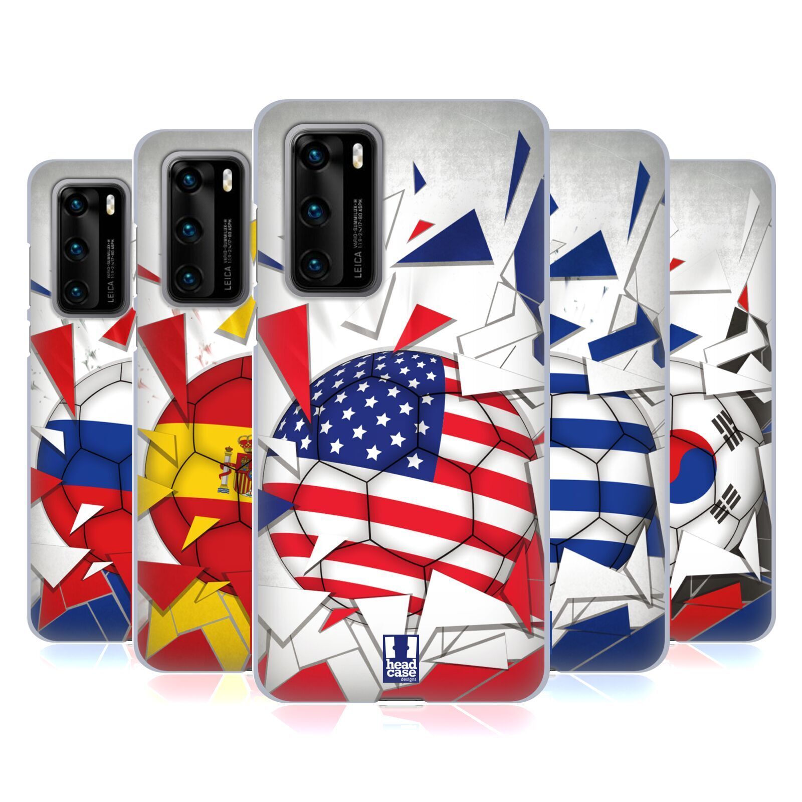 HEAD CASE DESIGNS FOOTBALL BREAKER SOFT GEL CASE FOR HUAWEI PHONES 4