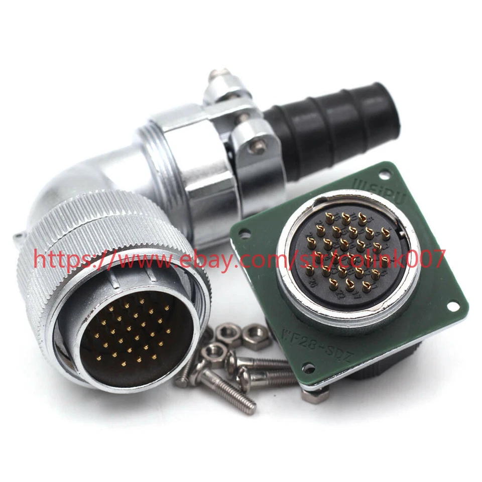 WEIPU WF28 26 pins waterproof connector IP67,Aviation bulkhead waterproof Adapte - Image 2 of 4