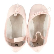 Ballet Sz 10 Pink Leather Sole Manmade Upper Ballet Dance Shoe