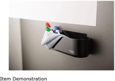 Post-it Dry DEFTRAY - Erase Tray, 8 1/2 x 3 x 5 1/4, Black