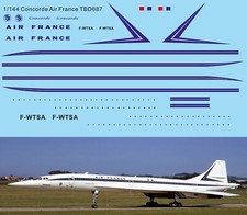 1/144 Decals per Concorde Air France First livery TBD687