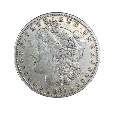 1883-S Morgan Dollar VF// XF 90% Silver $1 US Coin Collectible
