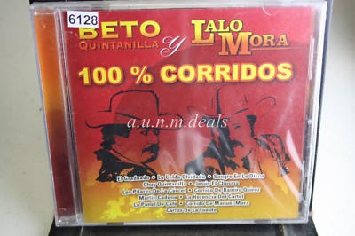 Quintanilla, Beto; Lalo Mora - 100% Corridos, 2005 ,Music CD (NEW)
